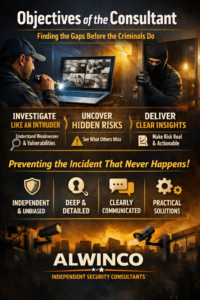 Security consultancy Independent security risk consultant infographic design by .